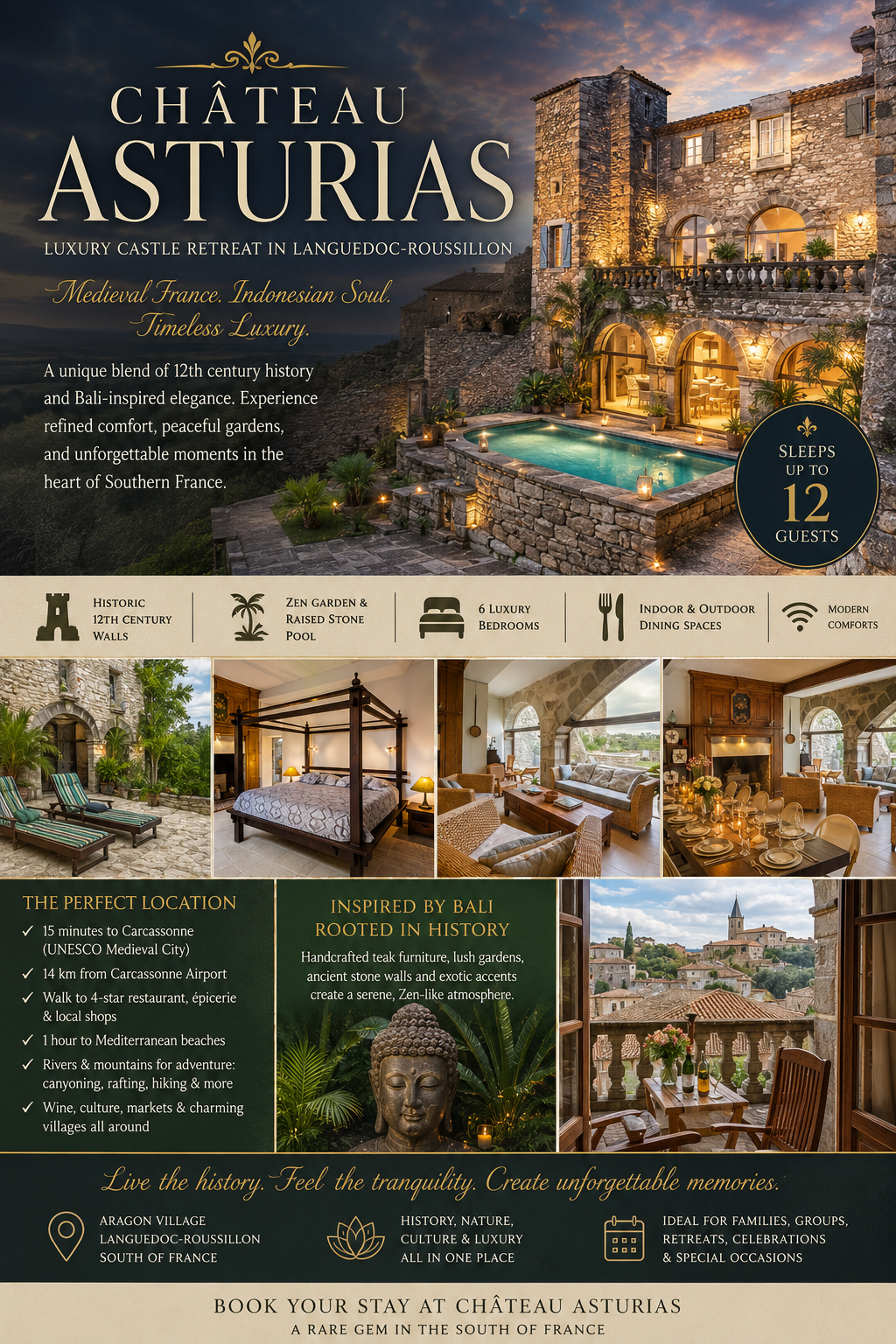 Château Asturias property campaign