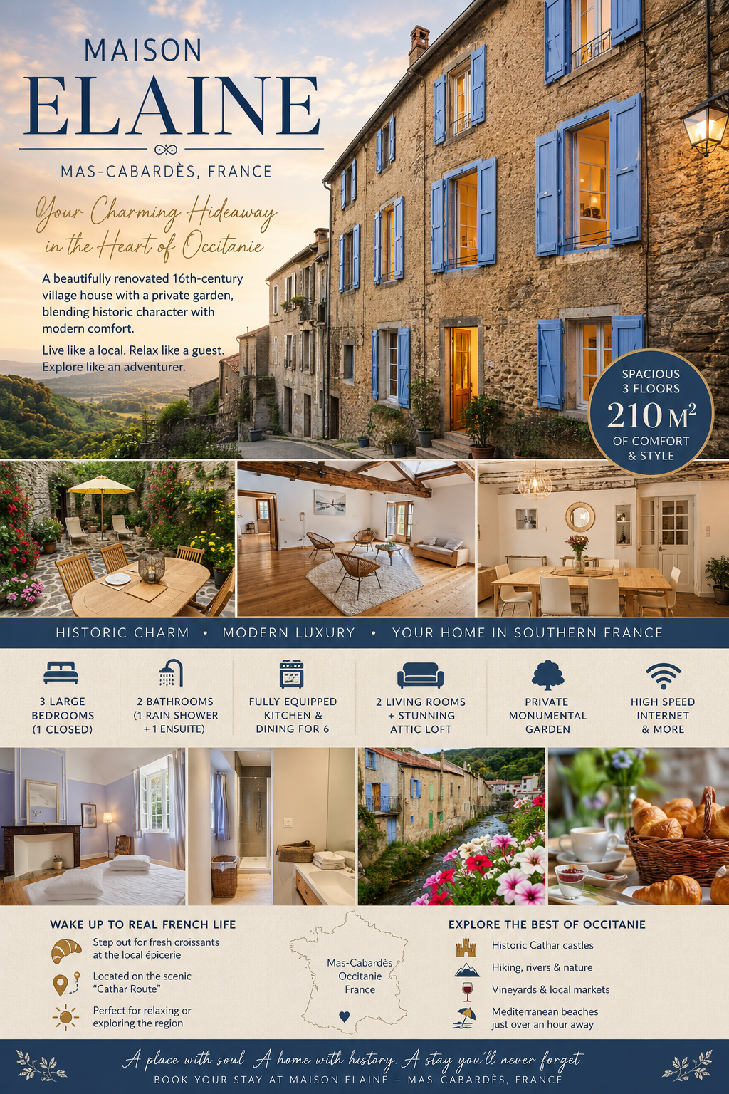 Maison Elaine property campaign